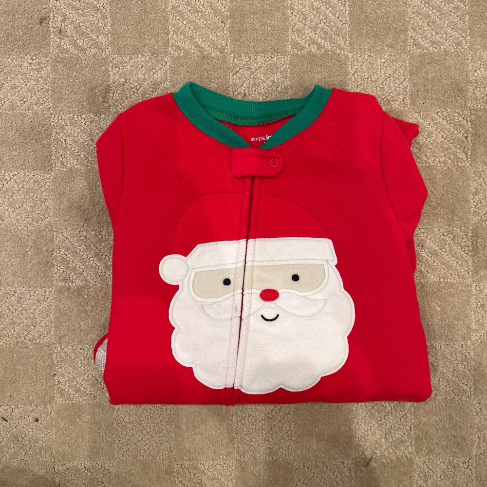 Carters 3t footie fleece pajamas